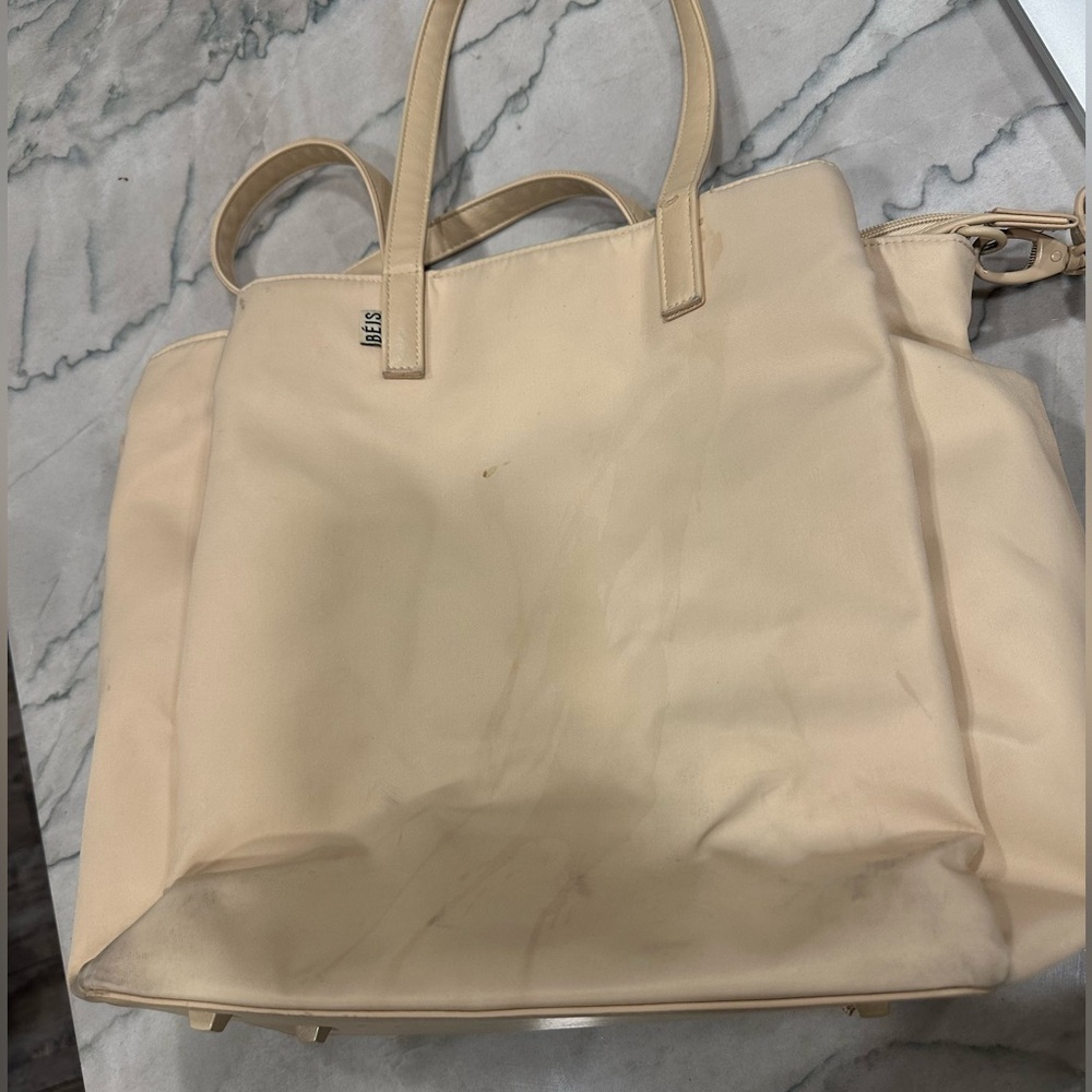 BEIS commuter tote - beige
